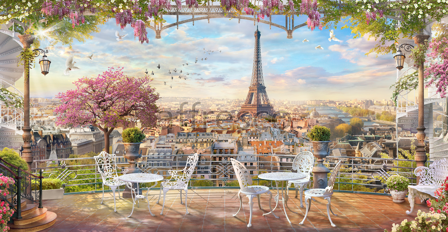 Фрески, Панорама Парижа