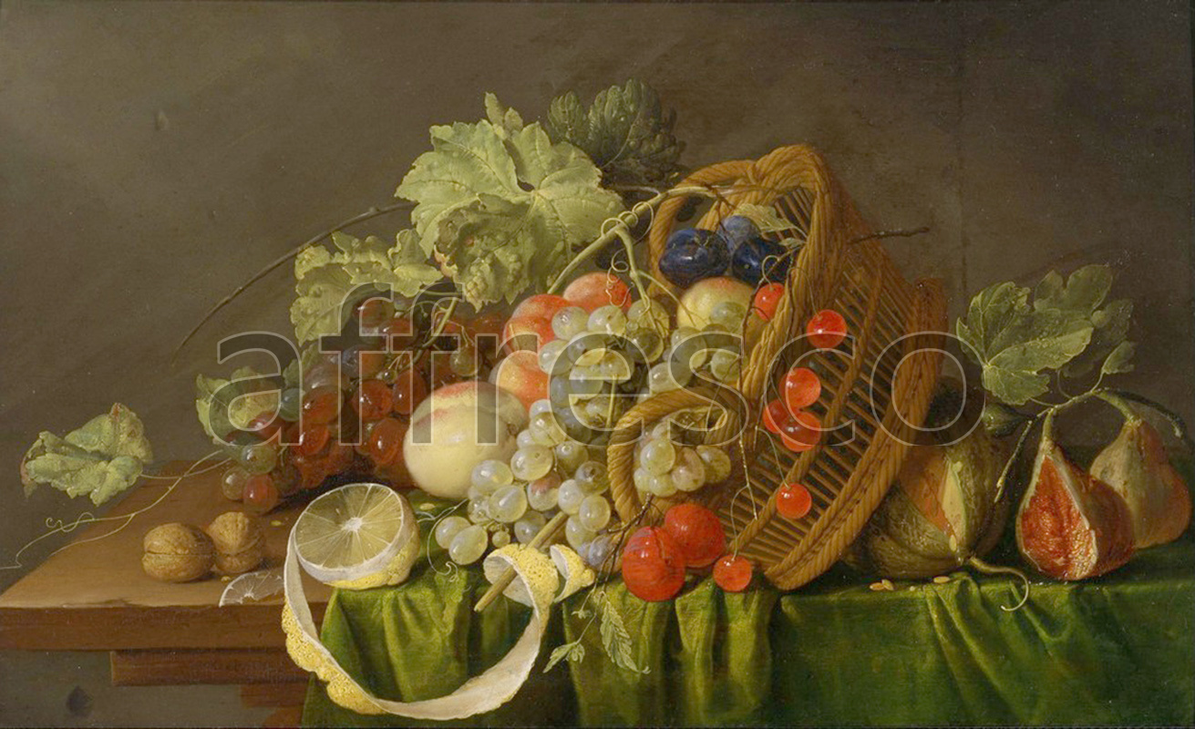 Каталог Аффреско, НатюрмортCornelis de Heem, Still Life with a Basket of Fruit | арт. Cornelis de Heem, Still Life with a Basket of Fruit