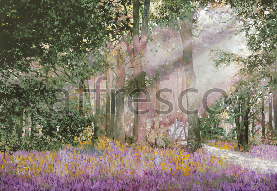 Фрески, Цветочная лужайка в лесу
