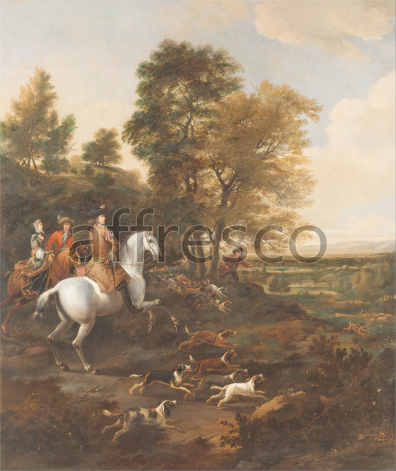 Каталог Аффреско, Сцены охотыJan Wyck, Hare Hunting | арт. Jan Wyck, Hare Hunting