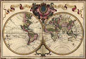 Фрески, Карта мира