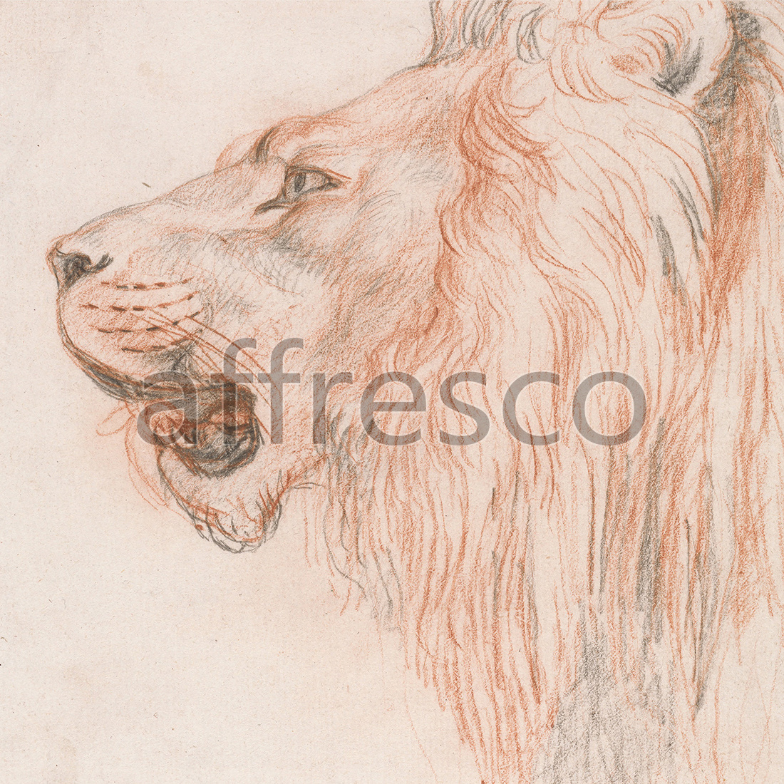 Фрески, Рисунок льва