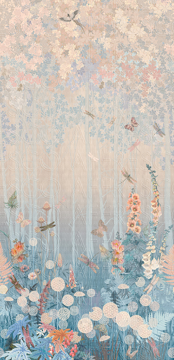 Арт. OFA1325-COL1 | Бесшовные Дизайнерские обои | Art Fabric