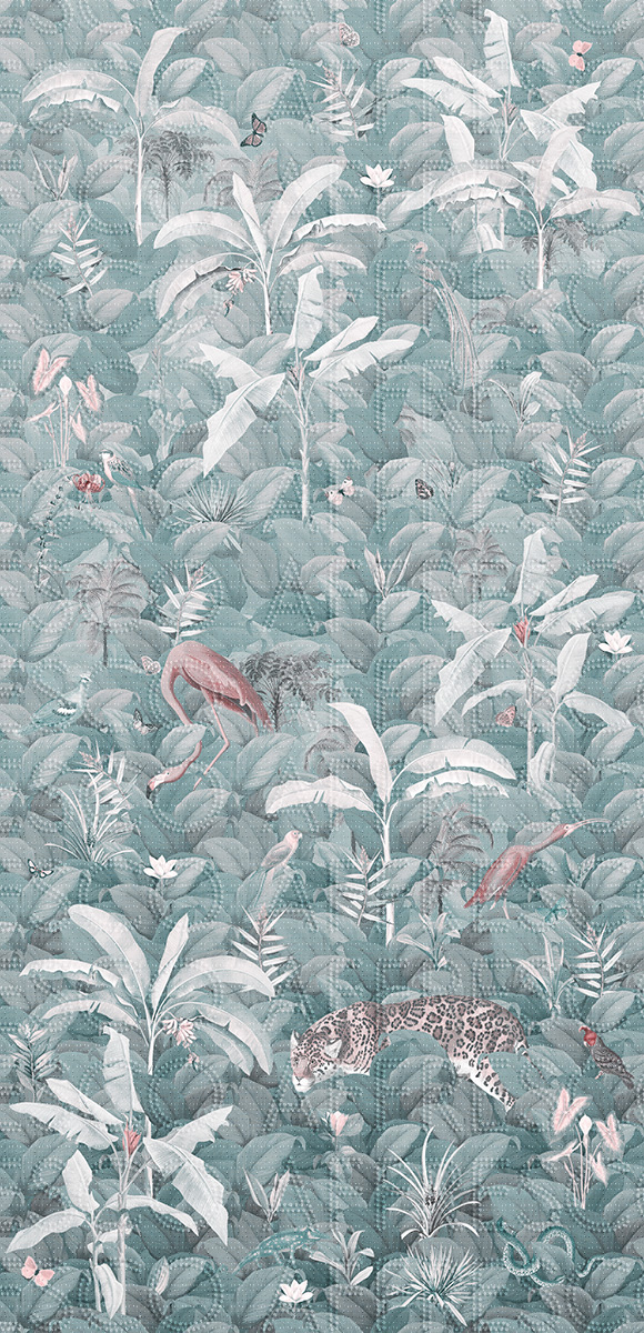Арт. OFA2001-COL4 | Бесшовные Дизайнерские обои | Art Fabric