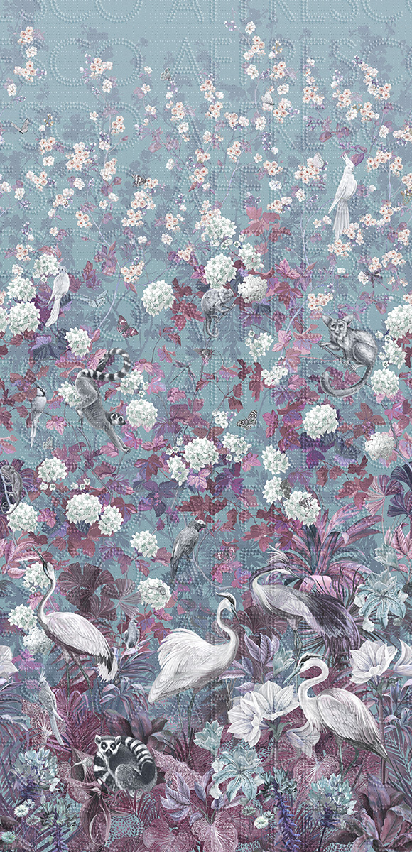 Арт. OFA1960-COL6 | Бесшовные Дизайнерские обои | Art Fabric
