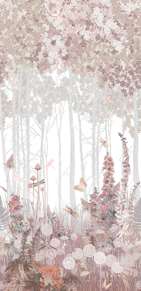 Арт. OFA1325-COL4 | Бесшовные Дизайнерские обои | Art Fabric
