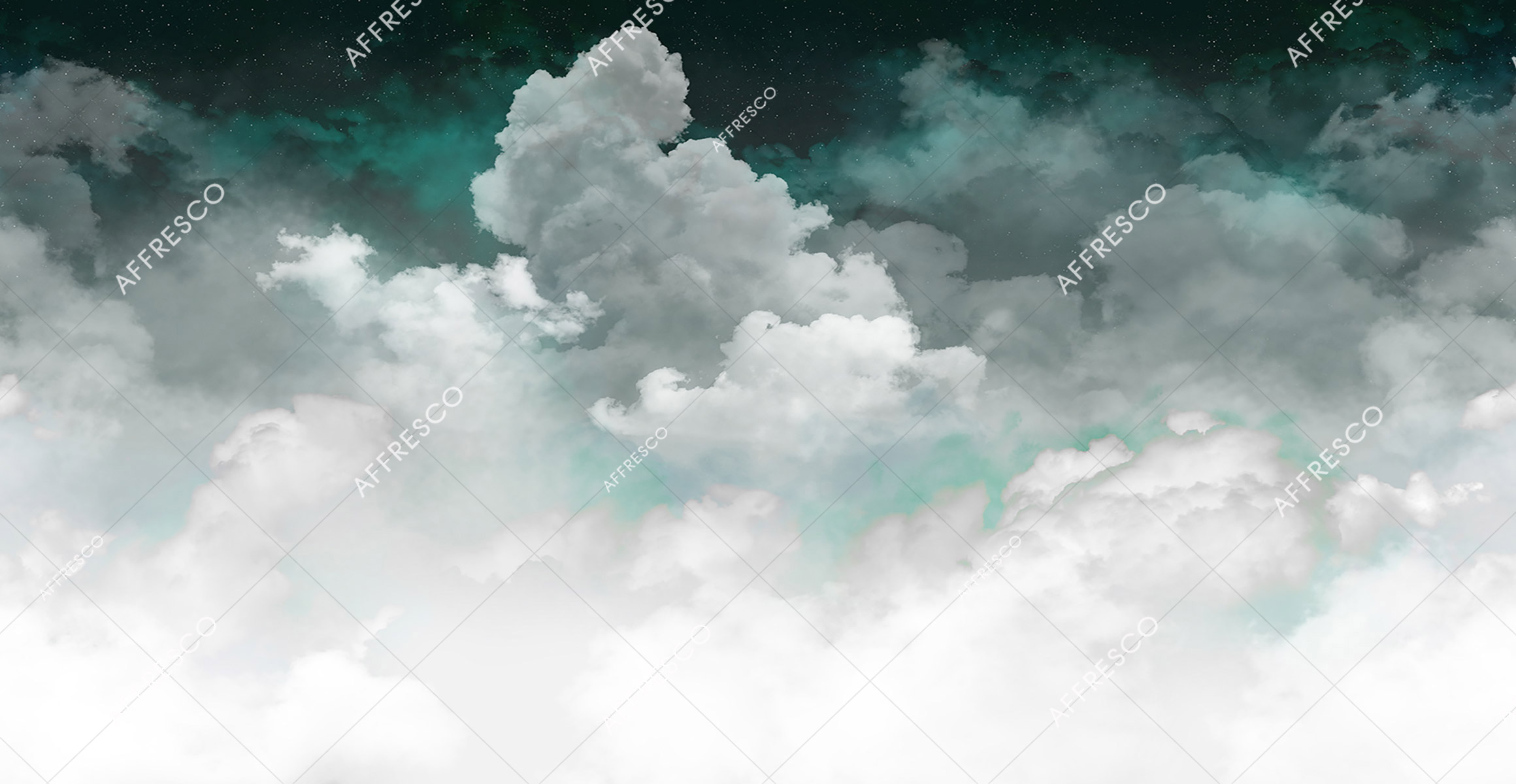 Фрески и фотообои, над облаками