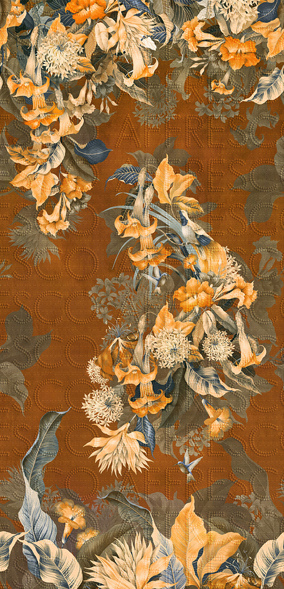 Арт. OFA1962-COL2 | Бесшовные Дизайнерские обои | Art Fabric