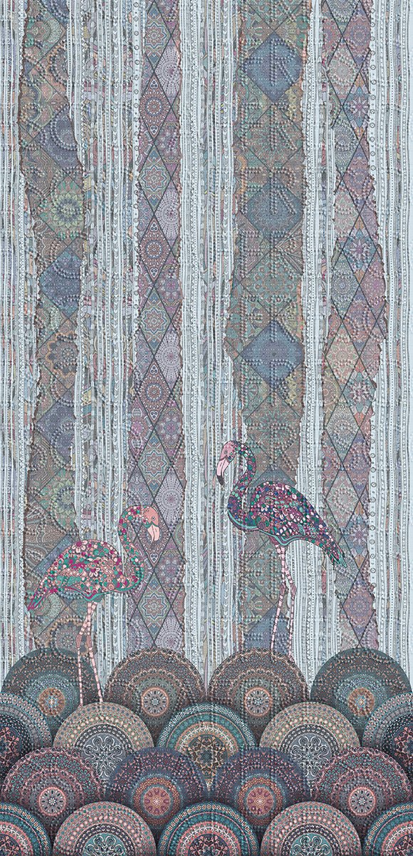 Арт. OFA1162-COL4 | Бесшовные Дизайнерские обои | Art Fabric