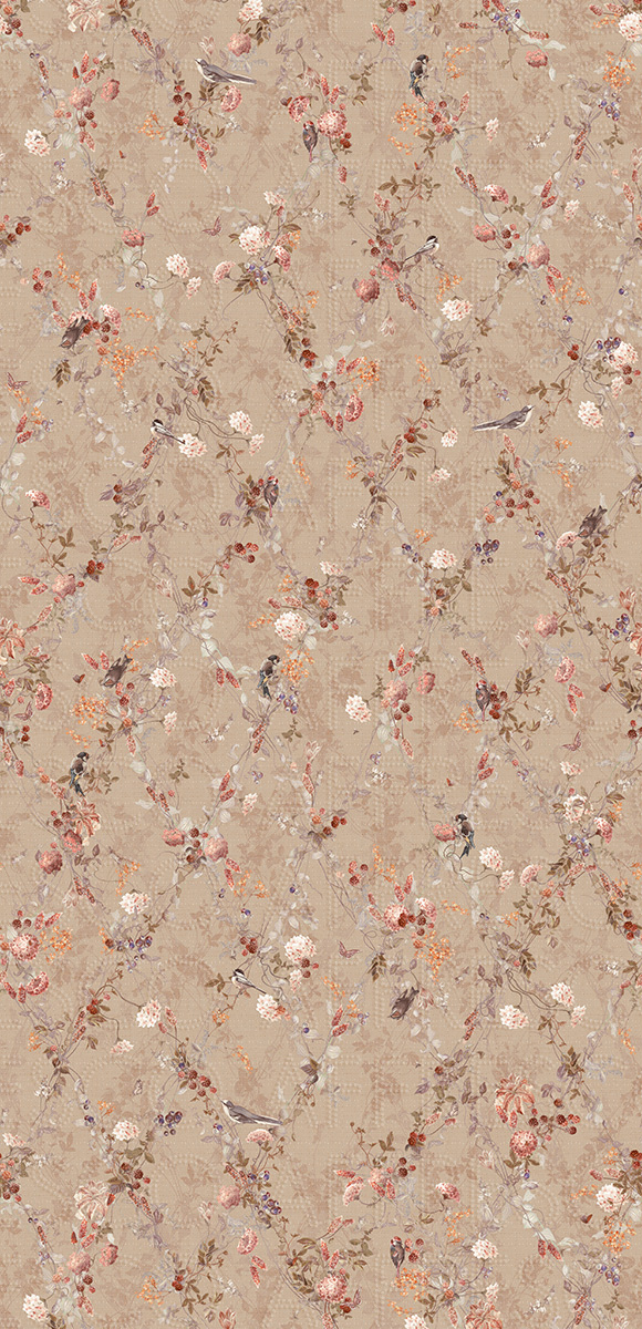 Арт. OFA1512-COL6 | Бесшовные Дизайнерские обои | Art Fabric