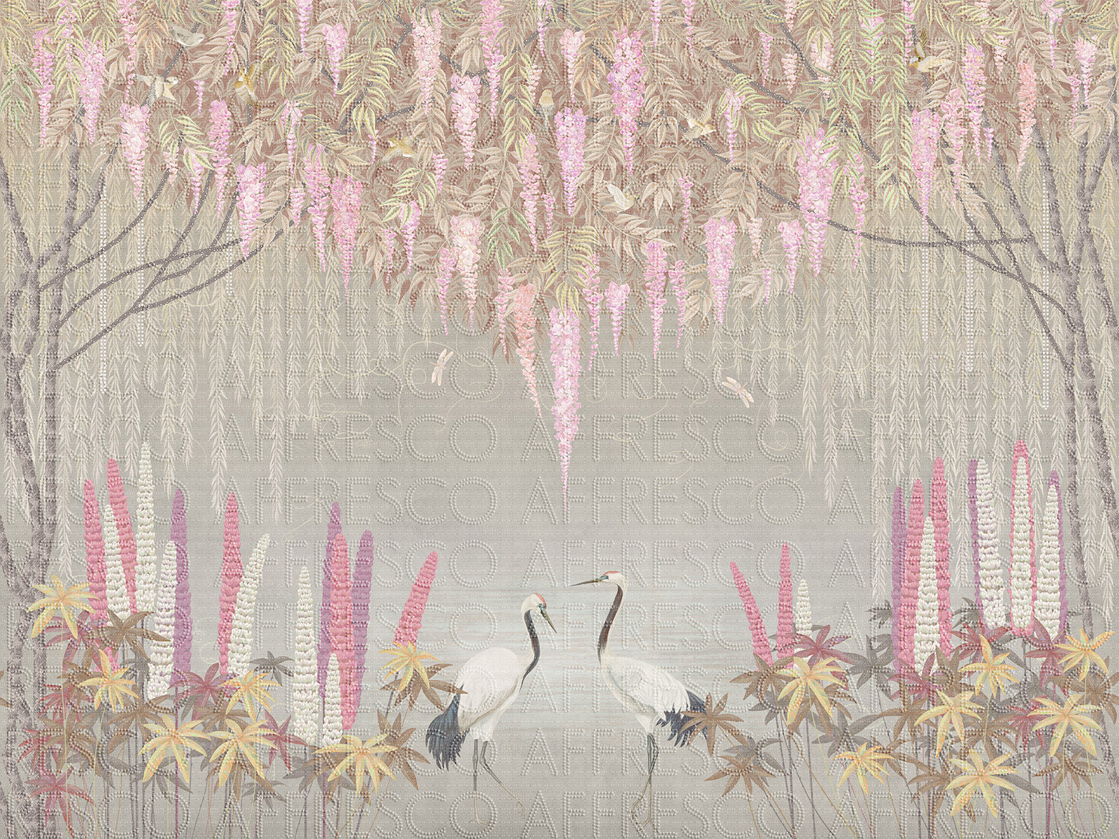 Бесшовные дизайнерские обои, Blooming Trees