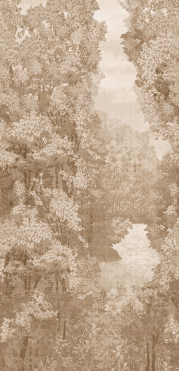 Арт. OFA1523-COL6 | Бесшовные Дизайнерские обои | Art Fabric