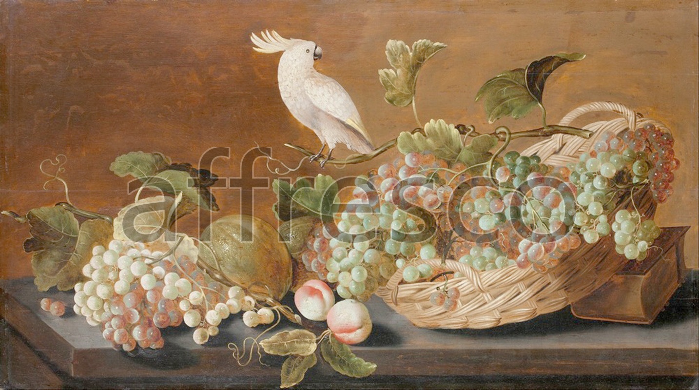 Каталог Аффреско, НатюрмортRoelof Koets, Attributed to Still life with parrot | арт. Roelof Koets, Attributed to Still life with parrot