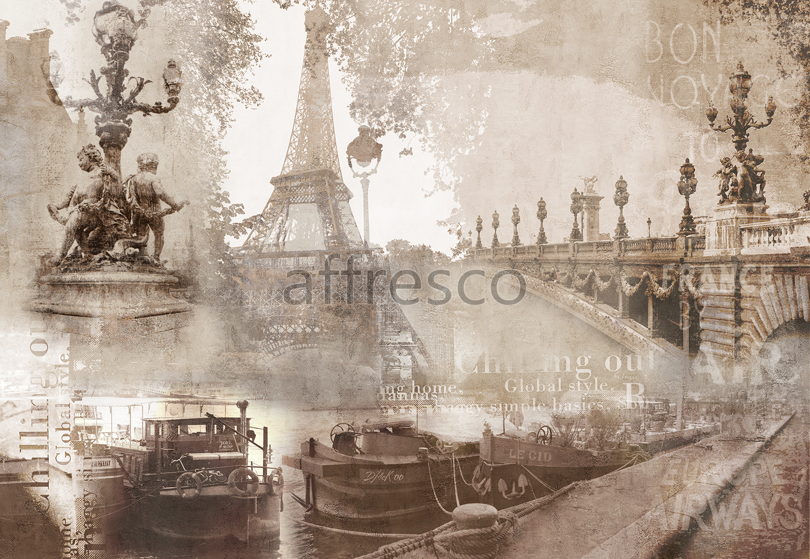 Фрески и фотообои, Париж