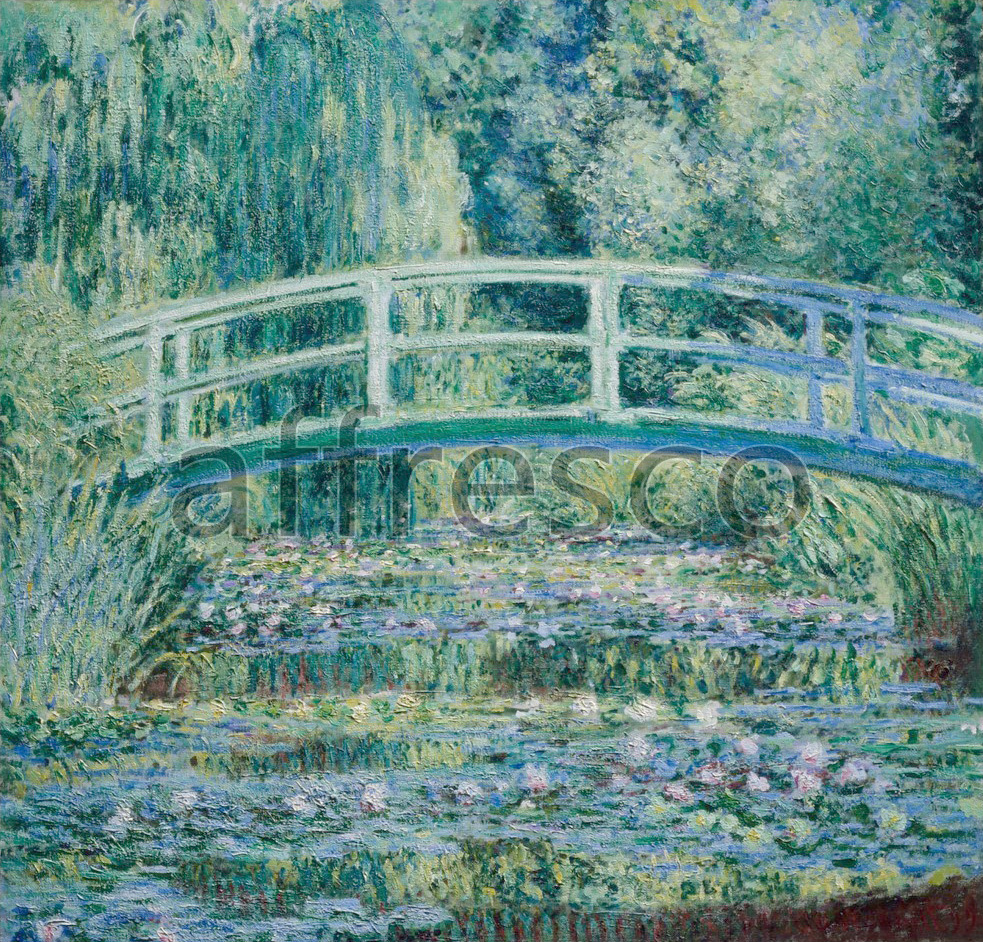 Каталог Аффреско, Импрессионисты и постимпрессионистыКлод Моне, Водяные лилии и японский мост | арт. Claude Monet, Water Lilies and Japanese Bridge