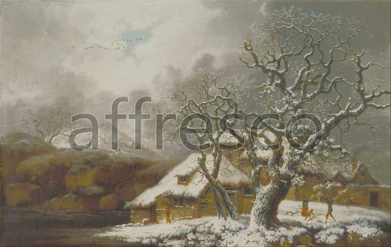 Каталог Аффреско, Классические пейзажиДжордж Смит Армфилд, Зимний пейзаж | арт. George Smith A, Winter Landscape 2