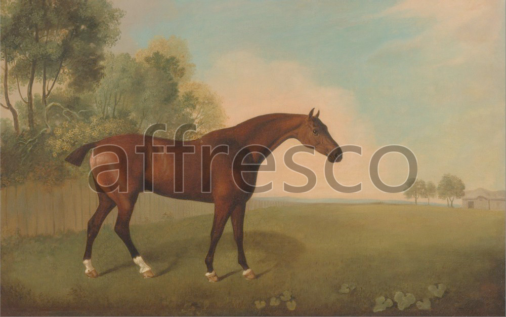 Каталог Аффреско, Картины с животнымиJohn Boultbee, A Bay Horse in a Field | арт. John Boultbee, A Bay Horse in a Field