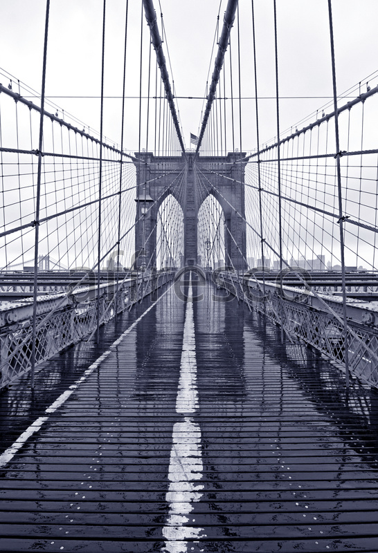 Фрески и фотообои, Отражение моста