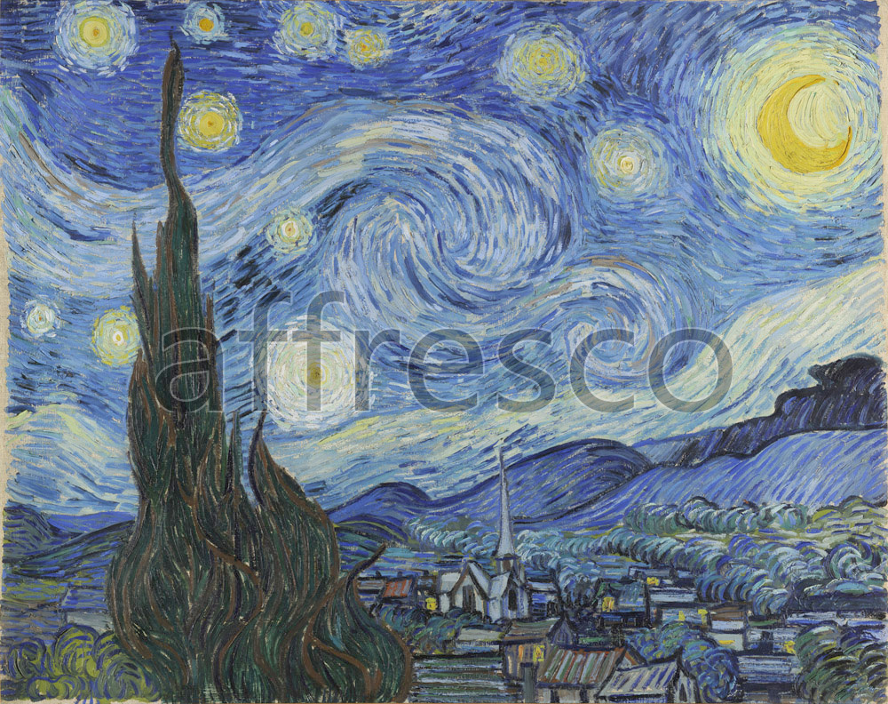 Каталог Аффреско, Импрессионисты и постимпрессионистыВинсент Ван Гог, Звёздная ночь | арт. Van Gogh, Starry Night