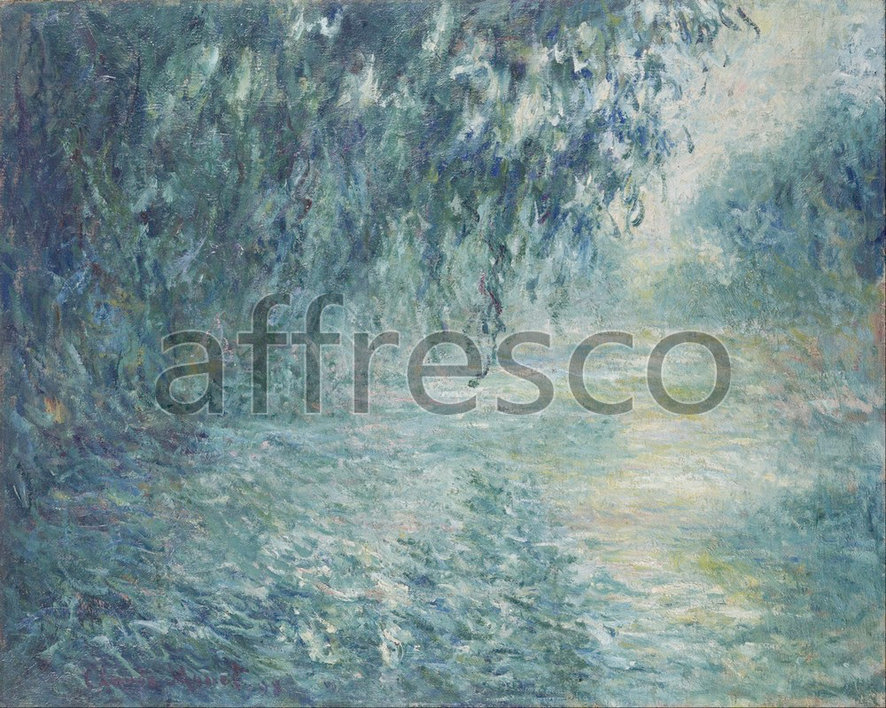 Каталог Аффреско, Импрессионисты и постимпрессионистыКлод Моне, Утро на Сенне | арт. Claude Monet, Morning on the Seine