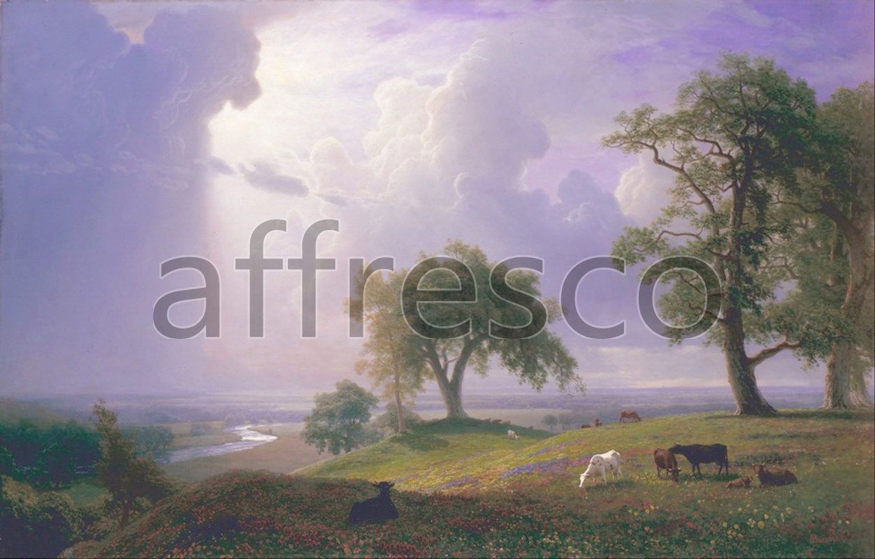 Каталог Аффреско, Классические пейзажиАльберт Бирштадт, Весна в Калифорнии | арт. Albert Bierstadt, California Spring