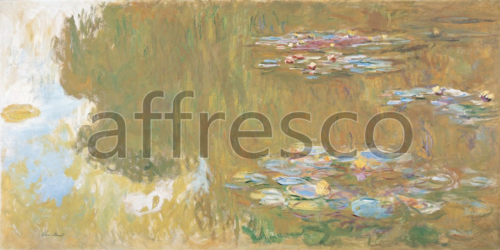 Каталог Аффреско, Импрессионисты и постимпрессионистыКлод Моне, Водяные лилии, кувшинки | арт. Claude Monet, The Water Lily Pond
