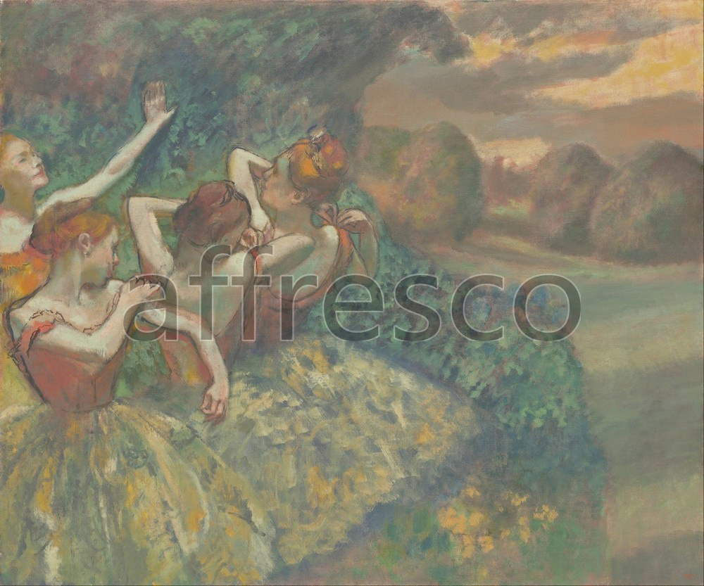 Каталог Аффреско, Импрессионисты и постимпрессионистыЭдгар Дега, Четыре танцовщицы | арт. Edgar Degas, Four Dancers