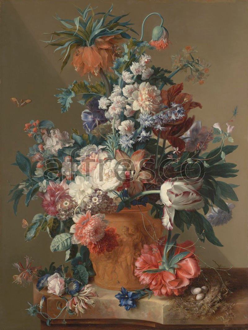 Каталог Аффреско, НатюрмортJan van Huysum, Vase of Flowers | арт. Jan van Huysum, Vase of Flowers