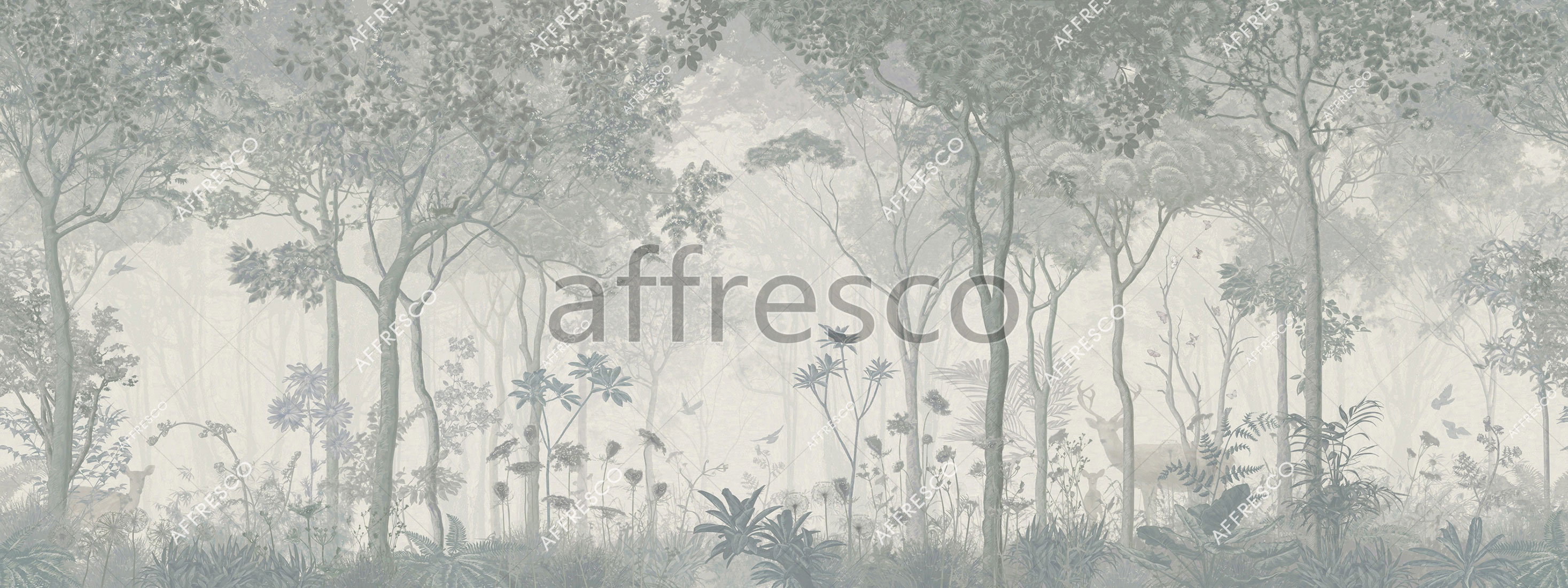 Фрески и фотообои, Дымчатый лес