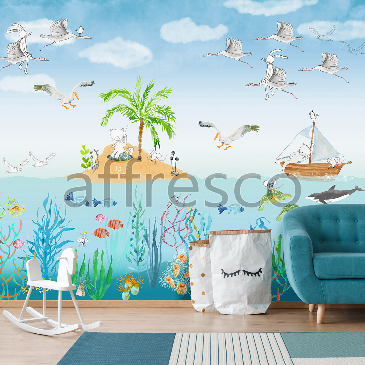 Фотообои волшебный остров, Арт. NL671-COL1, фабрика обоев Affresco