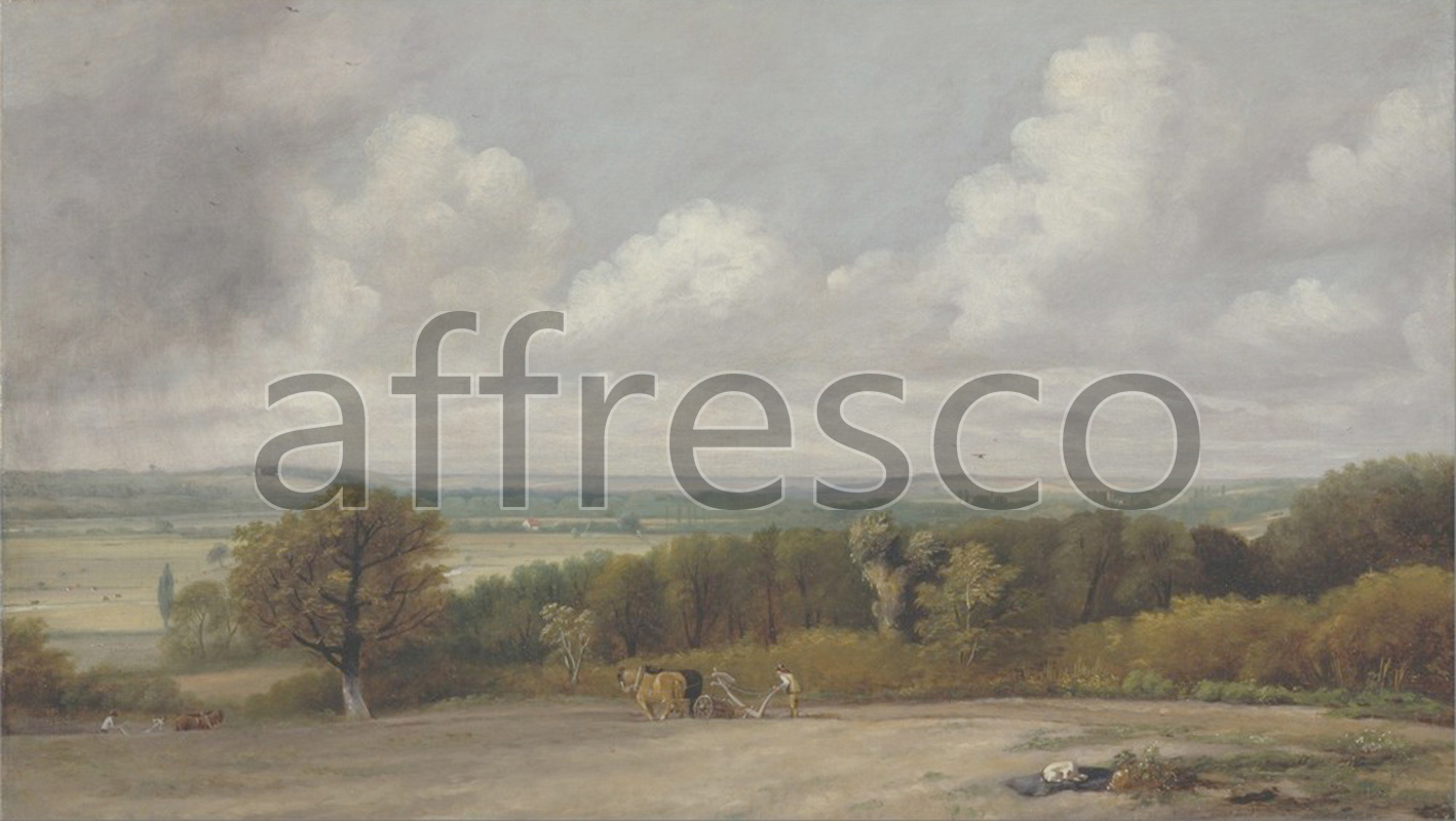 Каталог Аффреско, Классические пейзажиДжон Констебл | арт. John Constable, Ploughing Scene in Suffolk
