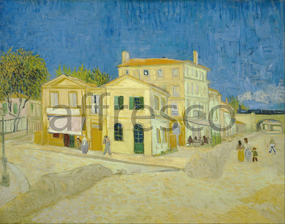 Каталог Аффреско, Импрессионисты и постимпрессионистыВинсент Ван Гог, Жёлтый дом | арт. Vincent van Gogh, The yellow house The street