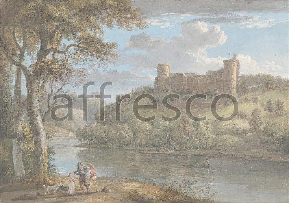 Каталог Аффреско, Классические пейзажиПол Сэндби | арт. Paul Sandby, Bothwell Castle from the South