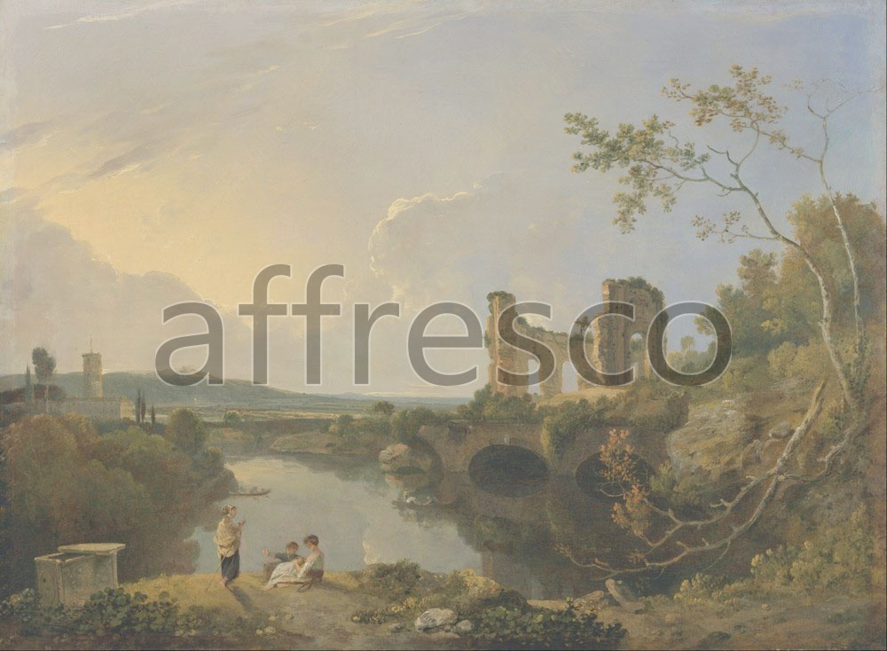 Каталог Аффреско, Классические пейзажиРичард Уилсон | арт. Richard Wilson, Italian Landscape Morning