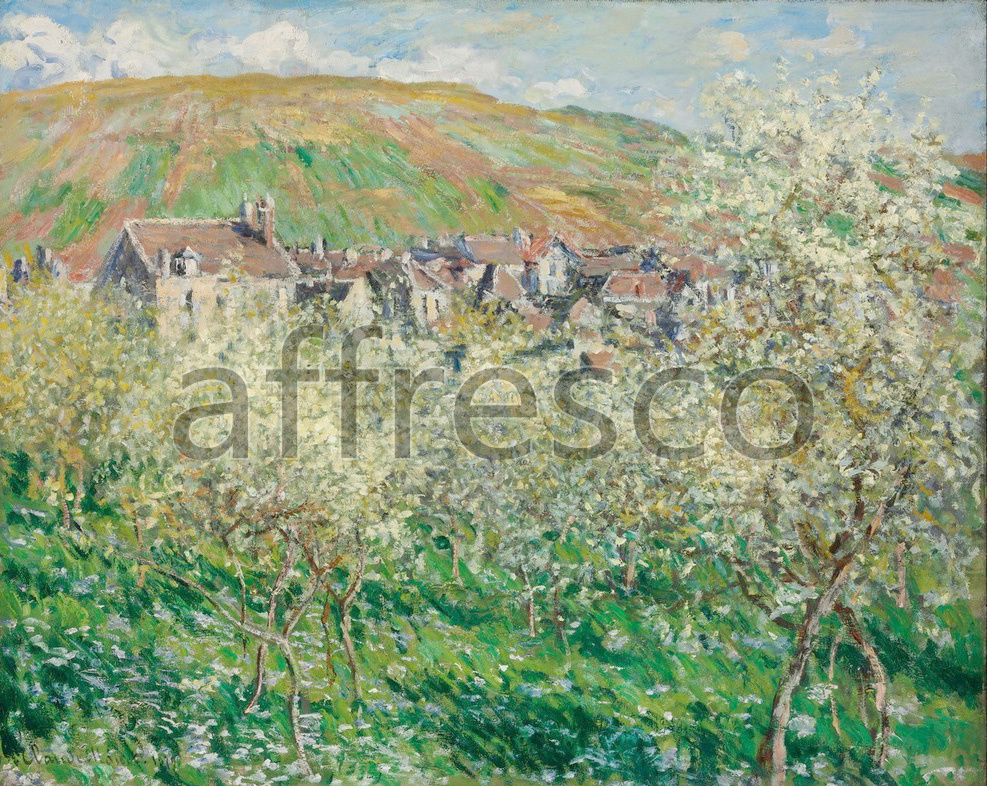 Каталог Аффреско, Импрессионисты и постимпрессионистыКлод Моне, Цветущие сливы | арт. Claude Monet, Flowering Plum Trees