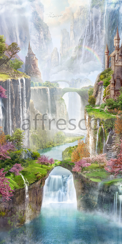 Фрески и фотообои, Каскады водопадов