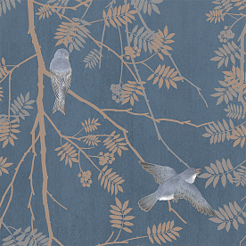 Спальня для Марии Кравченко.Обои из коллекции Re-Space, артикул JK43-COL2