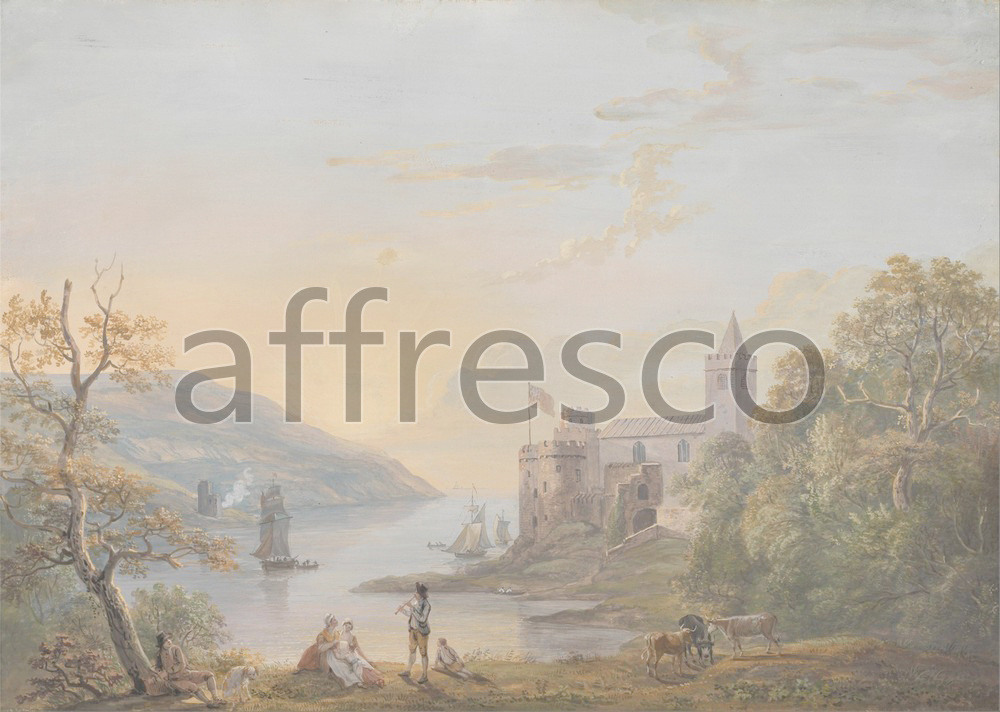 Каталог Аффреско, Классические пейзажиПол Сэндби | арт. Paul Sandby, Dartmouth Castle