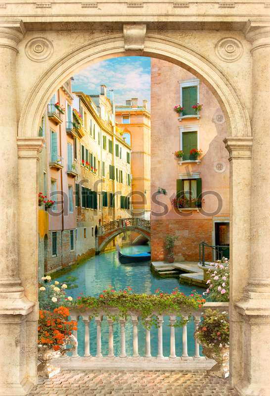 Фрески и фотообои, Арка с видом на Венецию