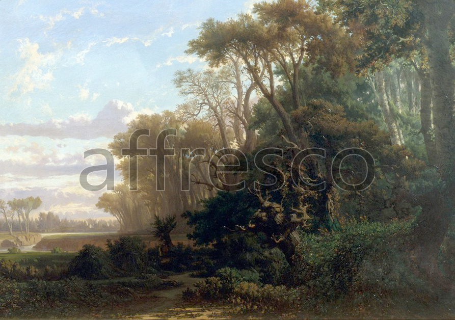 Каталог Аффреско, Классические пейзажиЛуис Ригаль | арт. Lluis Rigalt, Landscape with Woods