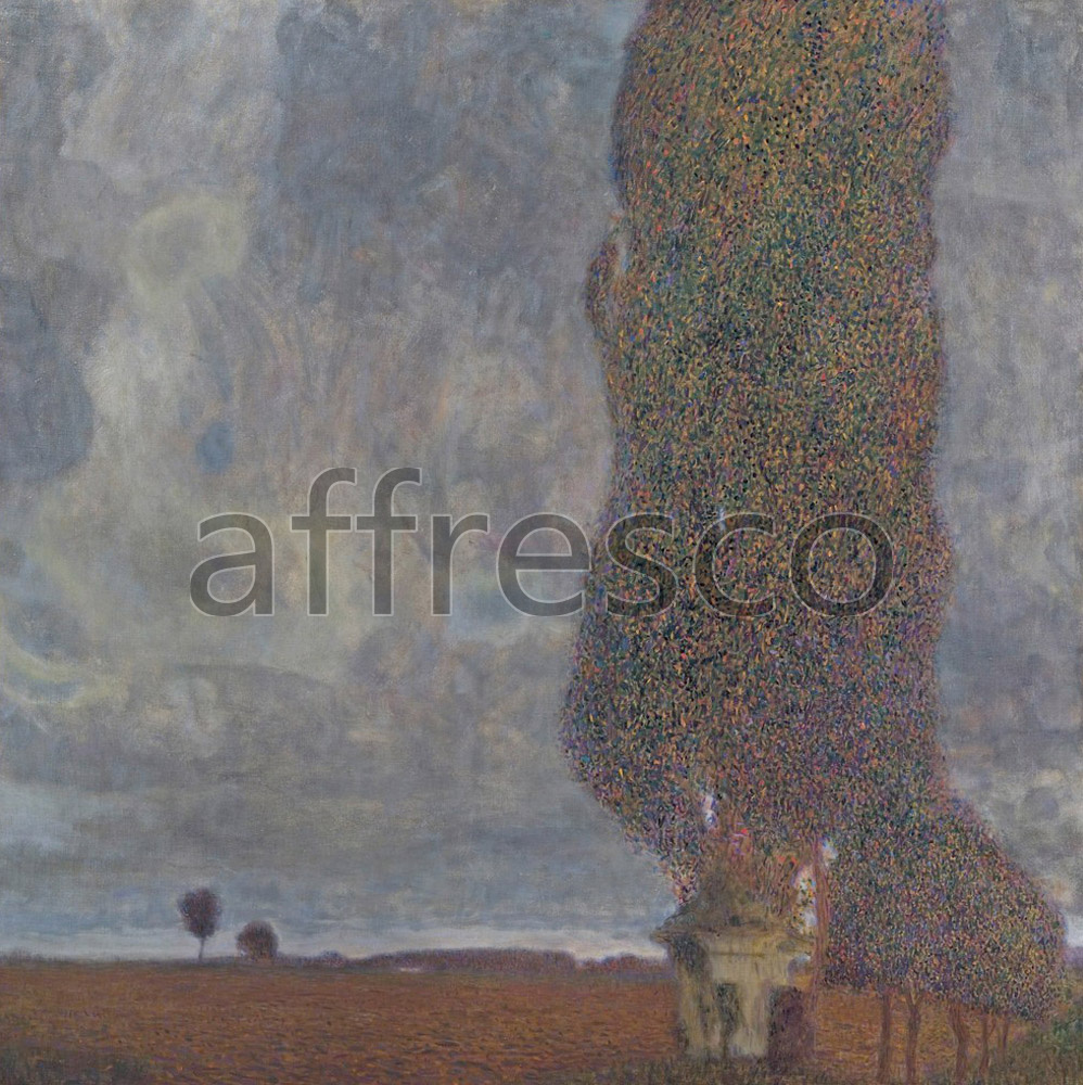 Каталог Аффреско, Импрессионисты и постимпрессионистыГустав Климт, Большой тополь II (Надвигающаяся гроза) | арт. Gustav Klimt, Approaching Thunderstorm The Large Poplar II