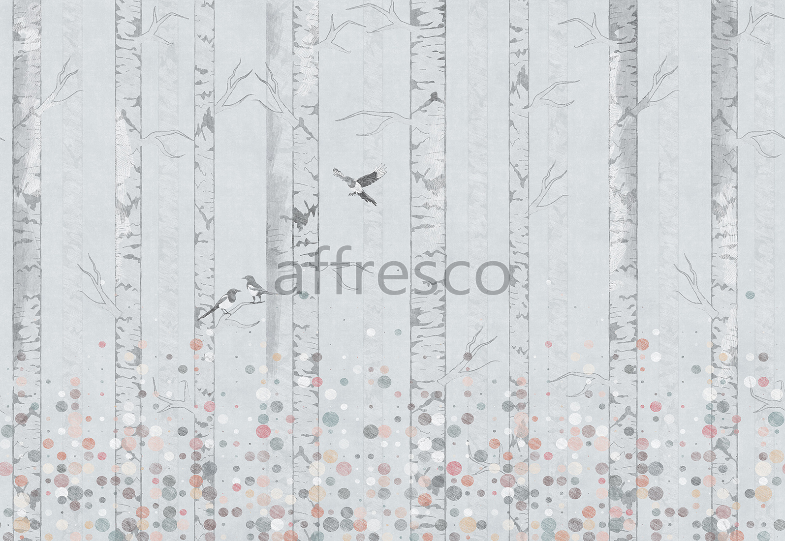 Фрески и фотообои, Березы
