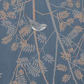 Спальня для Марии Кравченко.Обои из коллекции Re-Space, артикул JK43-COL2