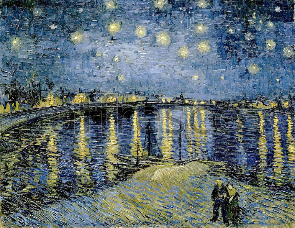 Каталог Аффреско, Импрессионисты и постимпрессионистыВинсент Ван Гог, Звездная ночь | арт. Vincent van Gogh, Starry Night 2