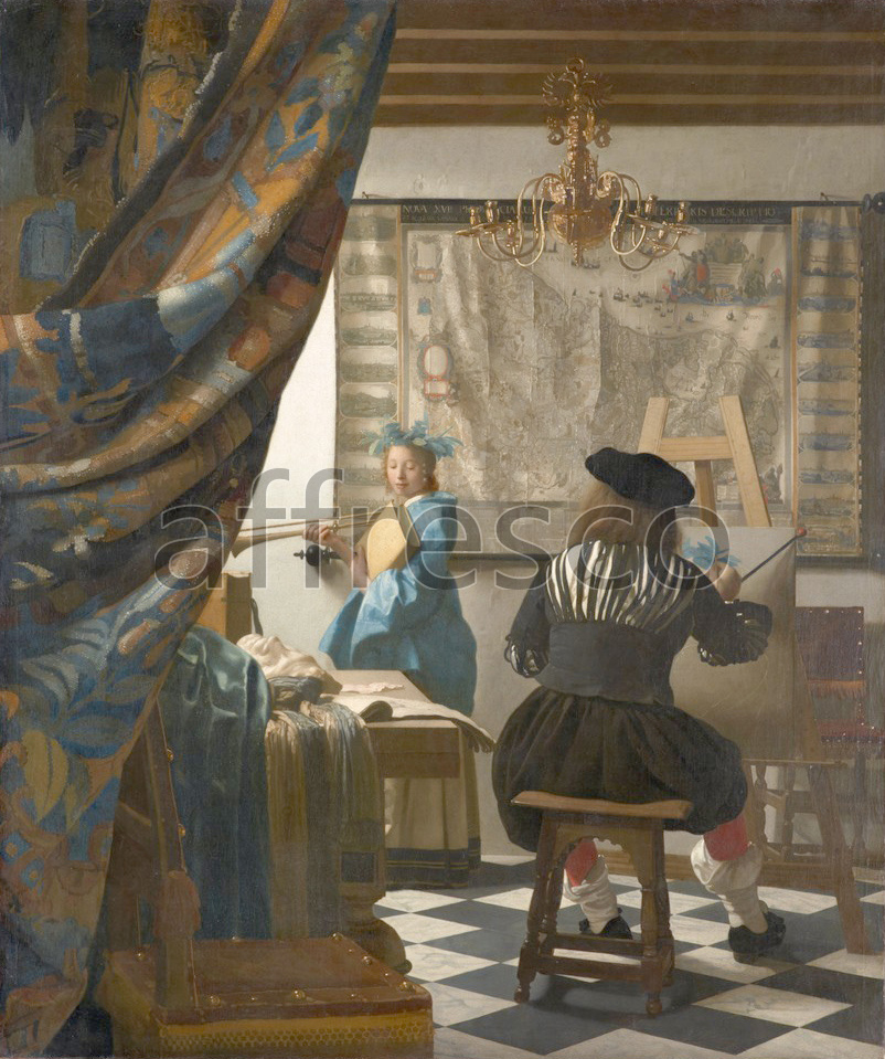 Каталог Аффреско, Жанровые сценыЯн Вермеер, Искусство живописи | арт. Jan Vermeer, The Art of Painting
