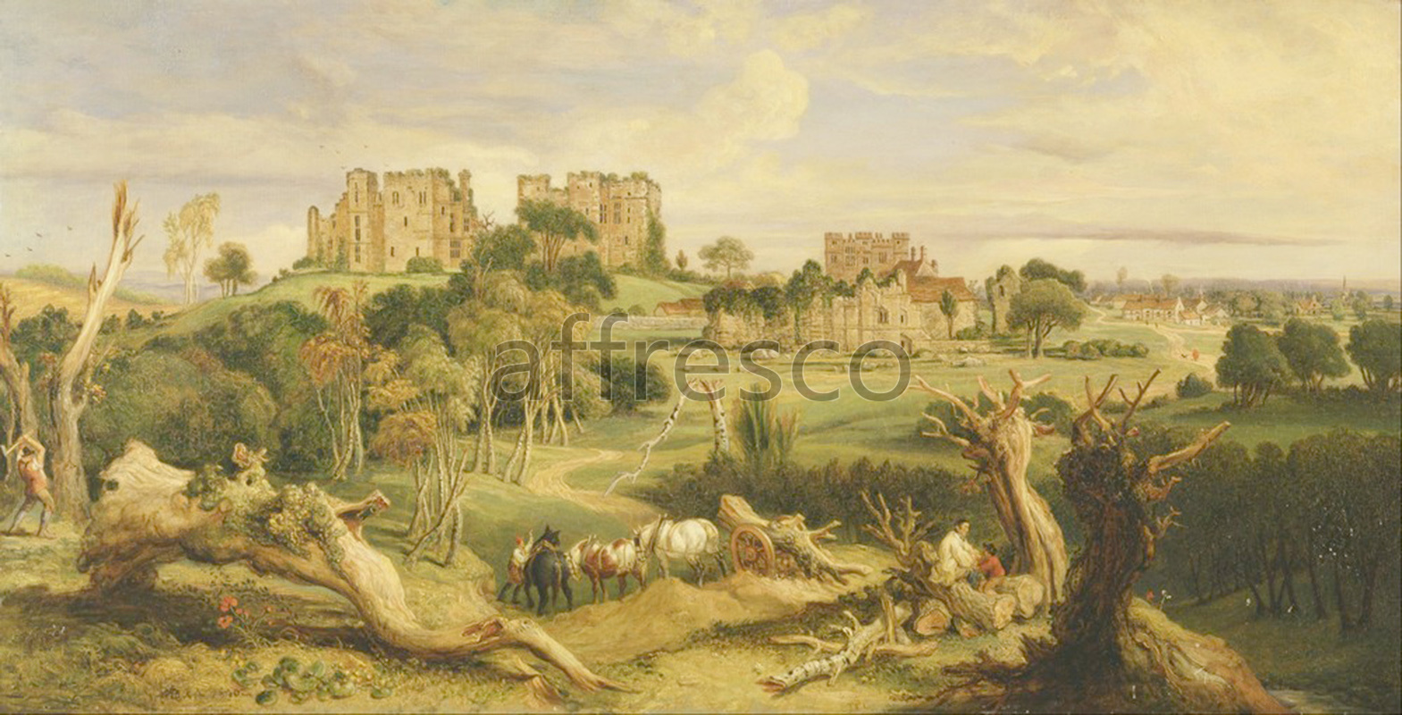 Каталог Аффреско, Классические пейзажиДжеймс Уорд | арт. James Ward, Kenilworth Castle Warwickshire