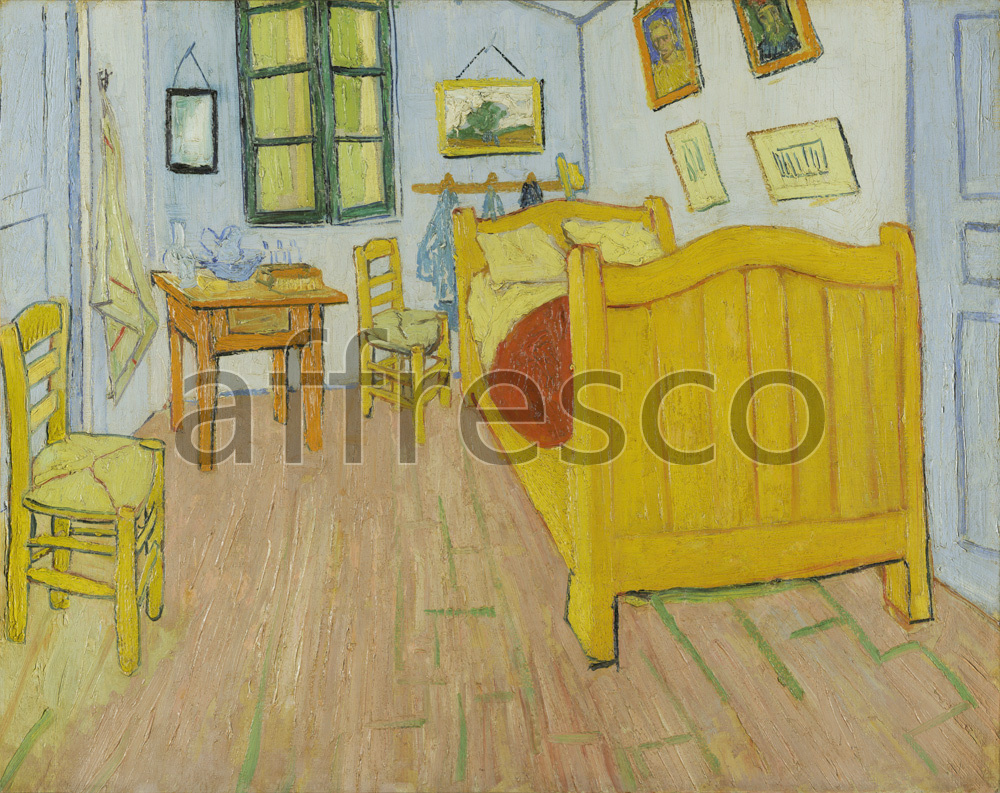 Каталог Аффреско, Импрессионисты и постимпрессионистыВинсент Ван Гог, Спальня в Арле | арт. Vincent van Gogh, De slaapkamer