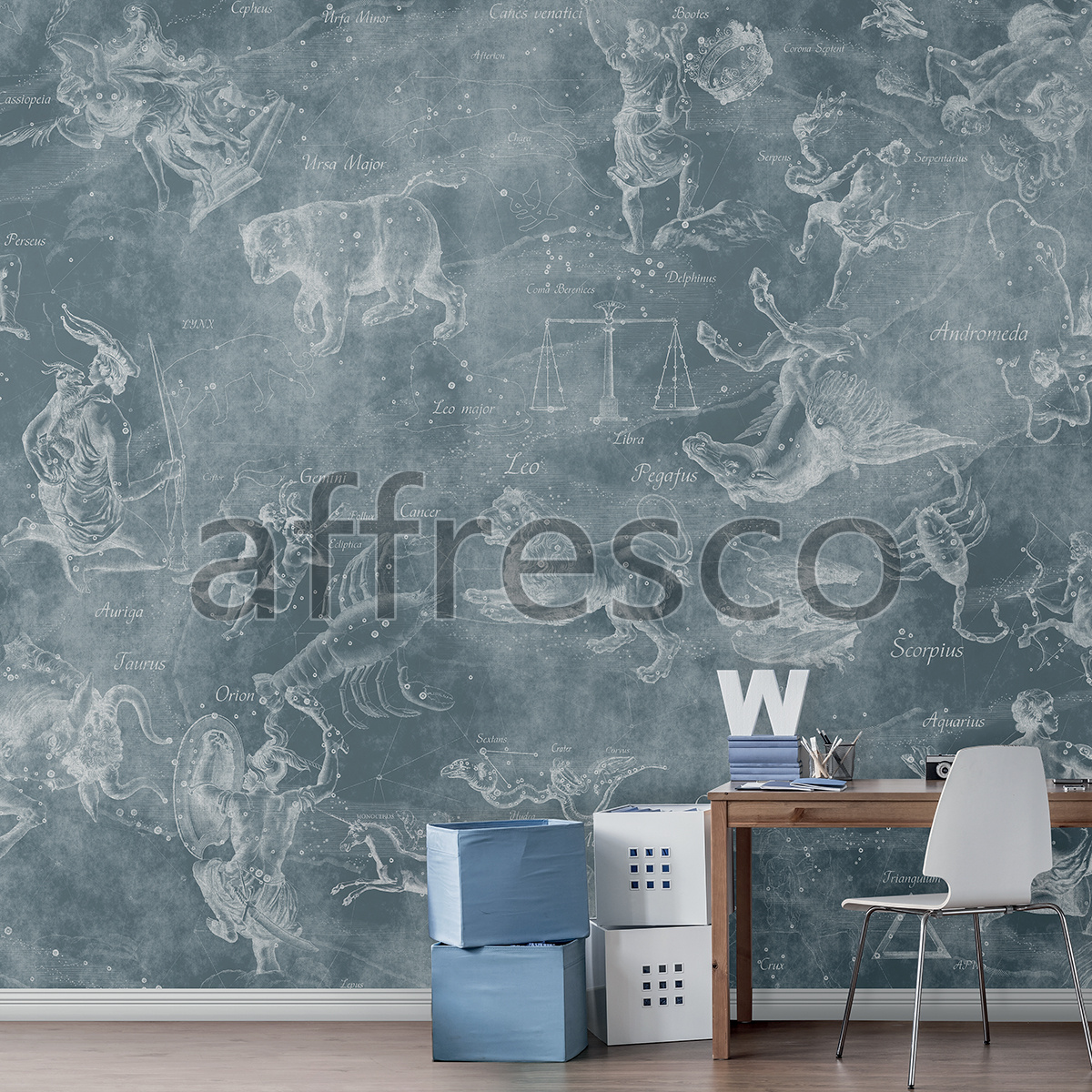 Фотообои созвездия зодиаков, Арт. AB695-COL3, фабрика обоев Affresco