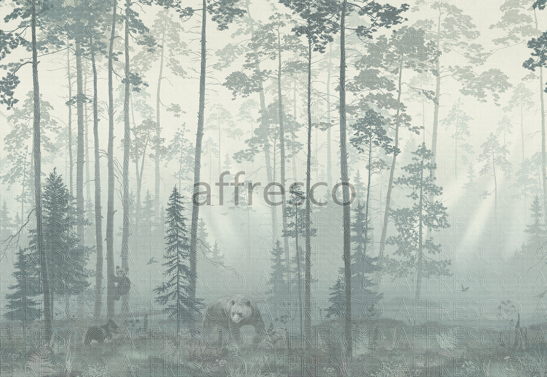 Фрески и фотообои, Сосновый лес