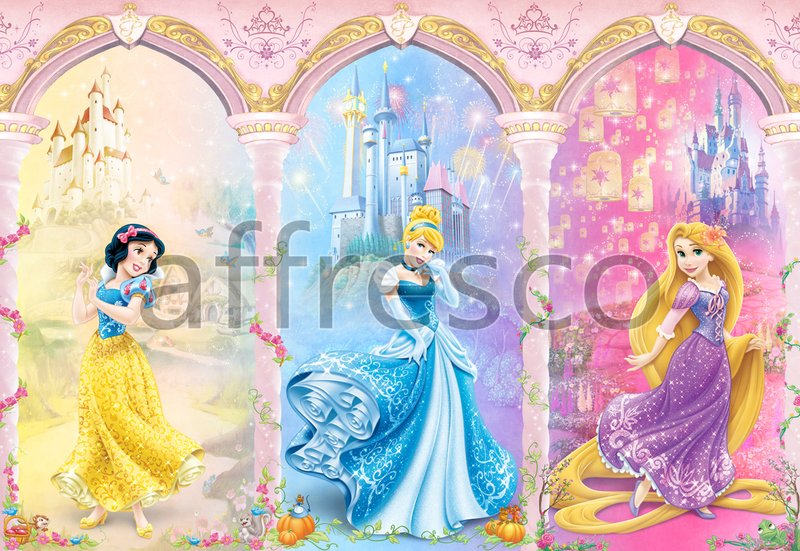 Фрески и фотообои, Три принцессы